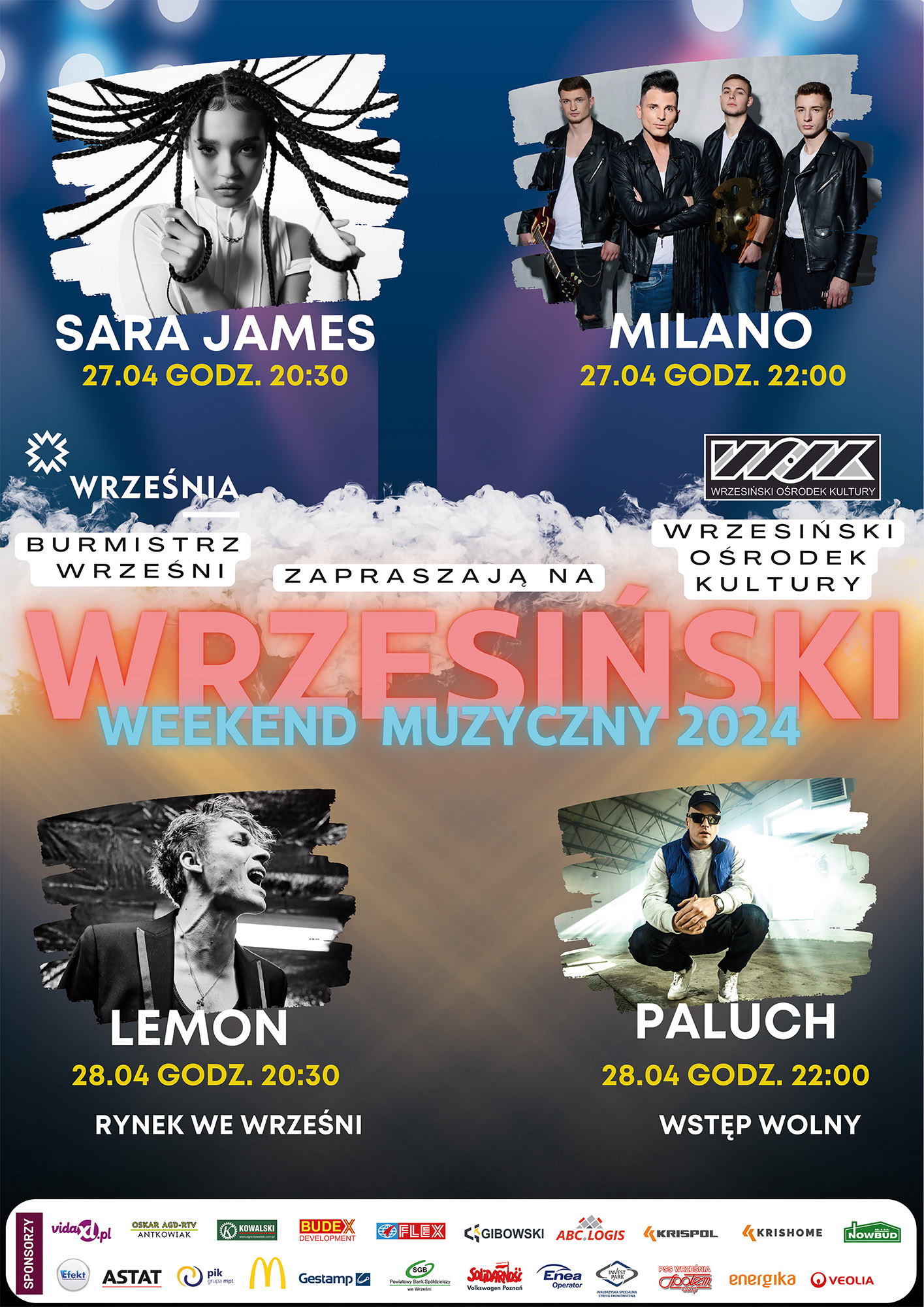 Wrzesiński Weekend Muzyczny 2024 - plakat