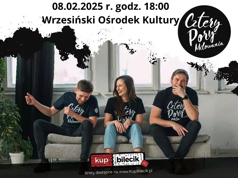 koncert Cztery pory miłowania - plakat informacyjny