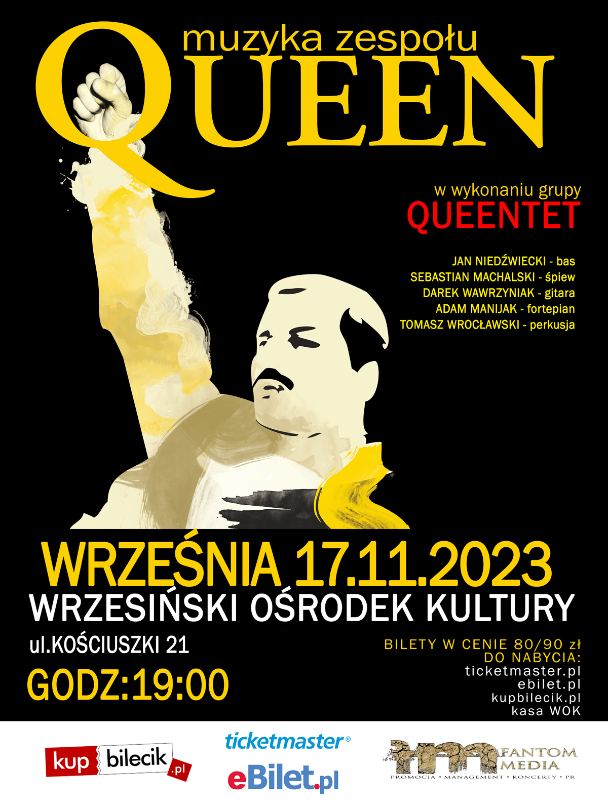 Plakat - muzeyk zespołu Queen