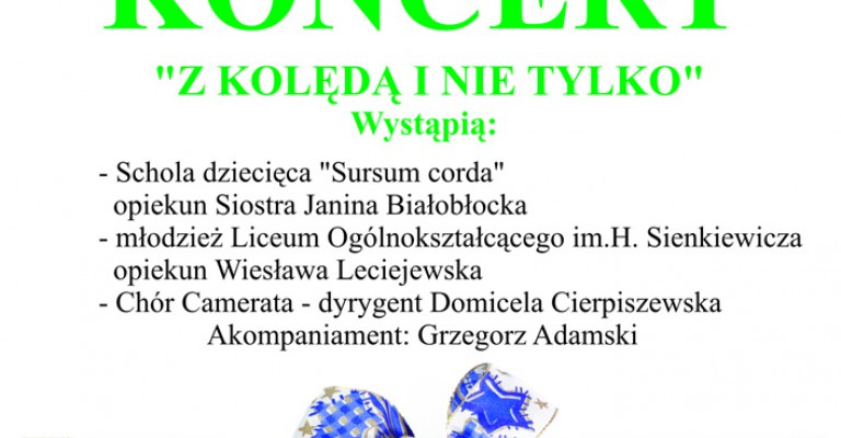 Koncert "Z kolędą i nie tylko"