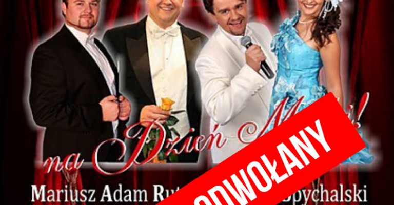 Koncert Trzech Tenorów - odwołany
