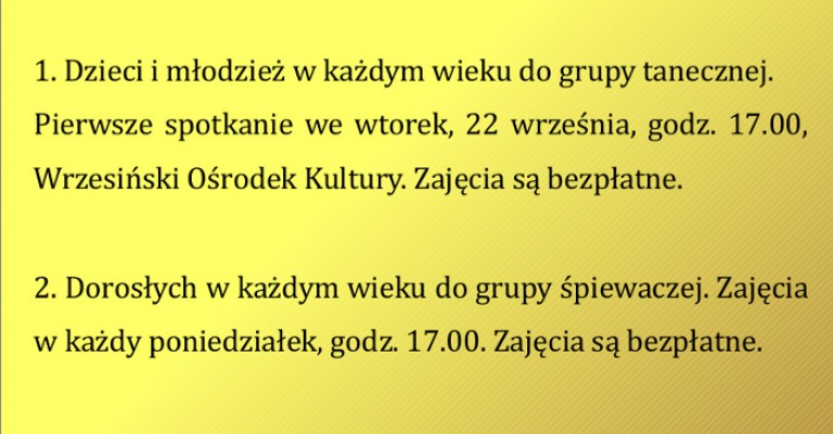 Pamiętaj! Tańczyć może każdy!