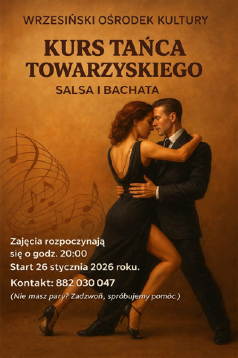 Kurs tańca towarzyskiego