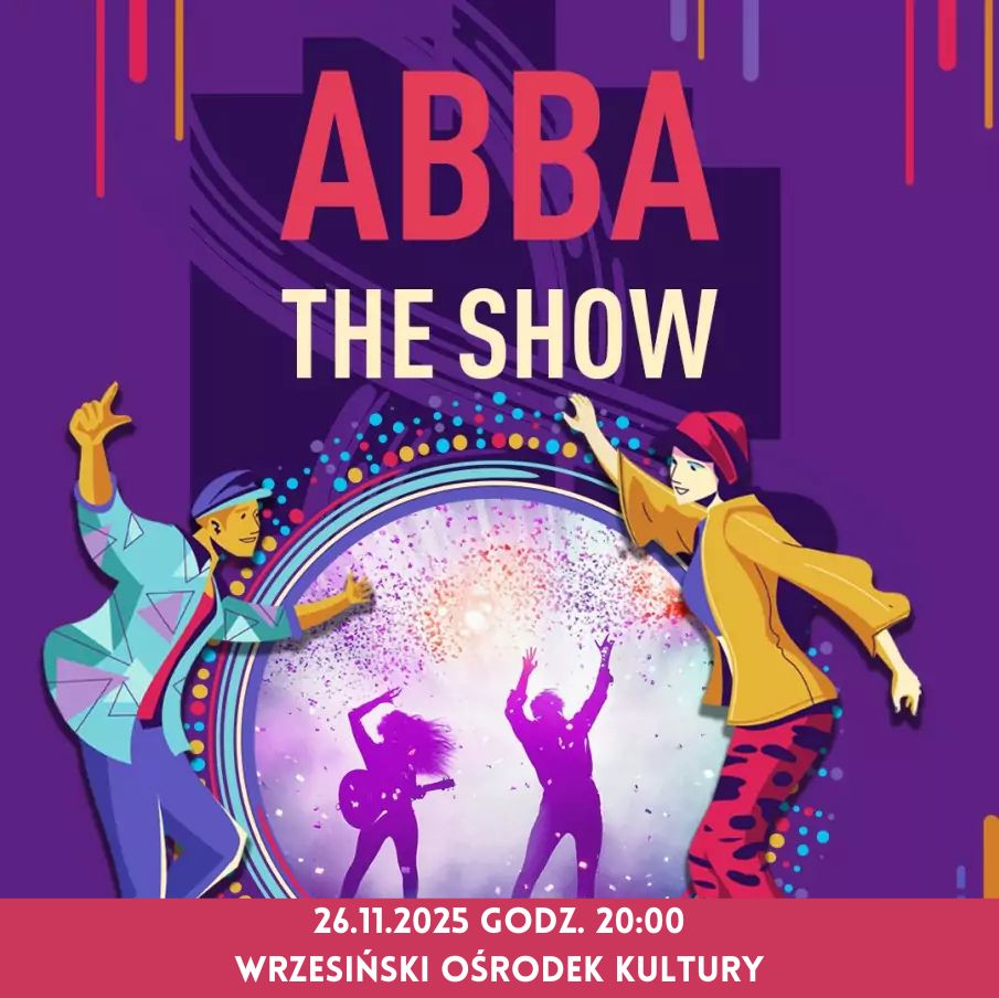 ABBA THE SHOW  - plakat informacyjny