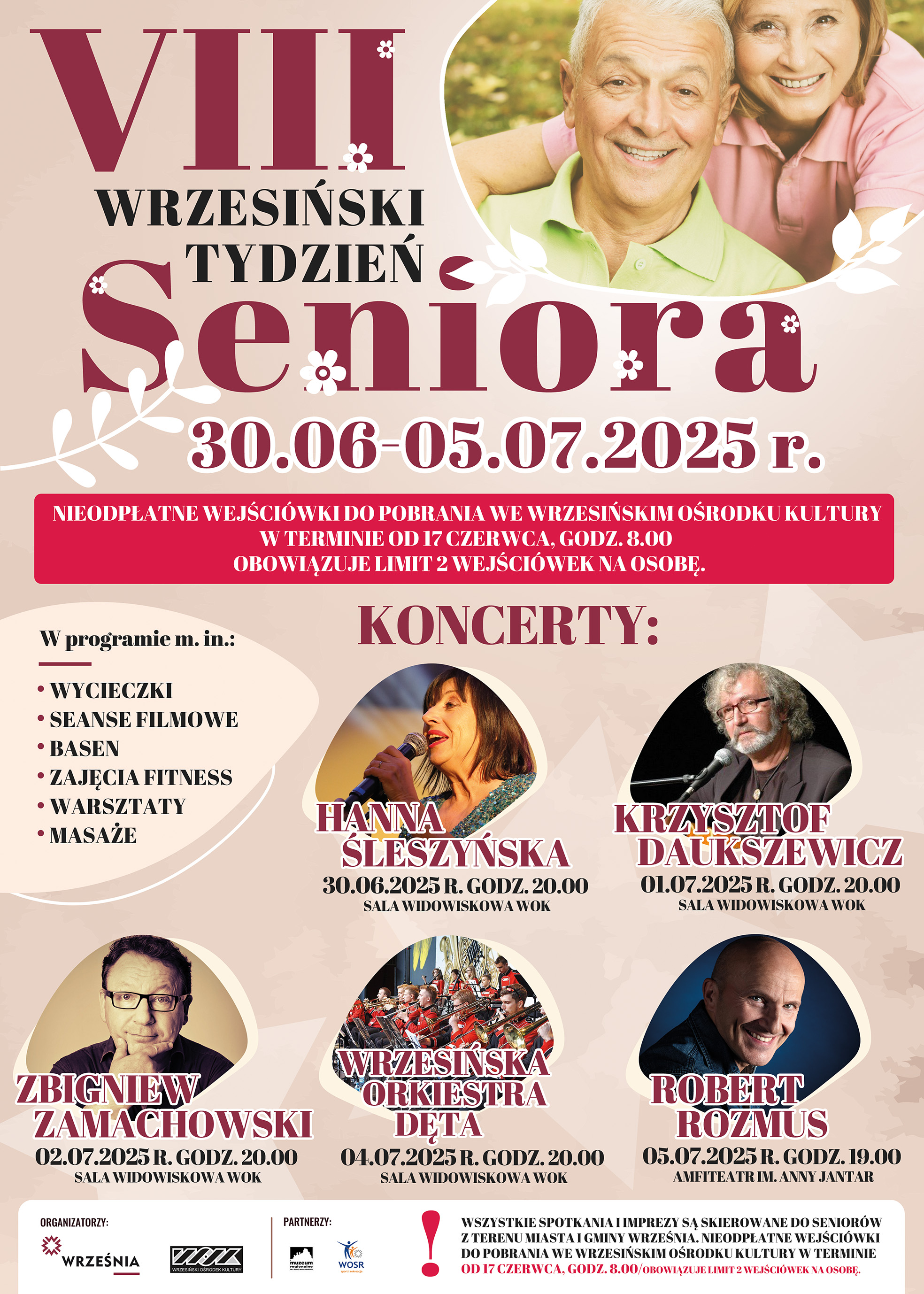 TYDZIEŃ SENIORA - plakat informacyjny