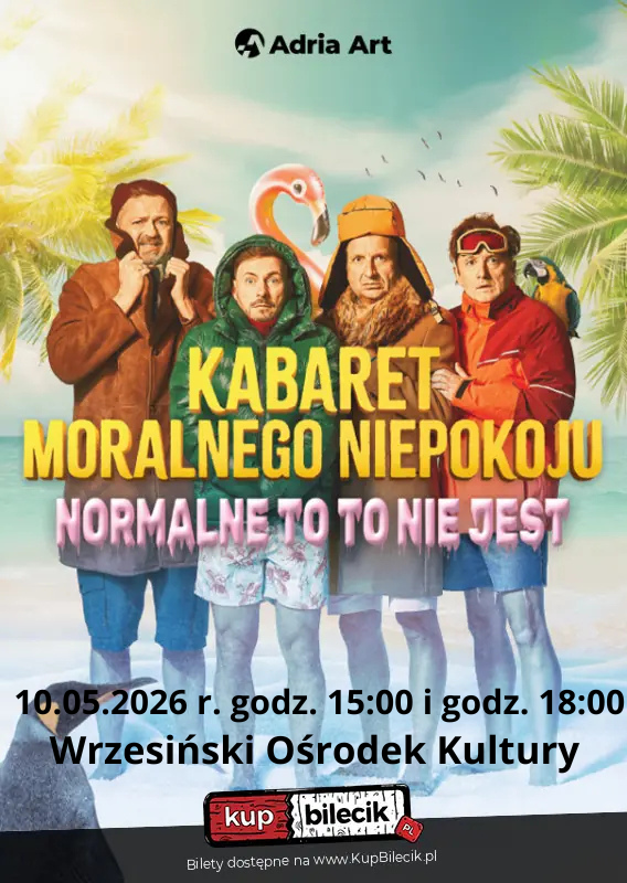 Kabaret Moralnego Niepokoju - plakat informacyjny