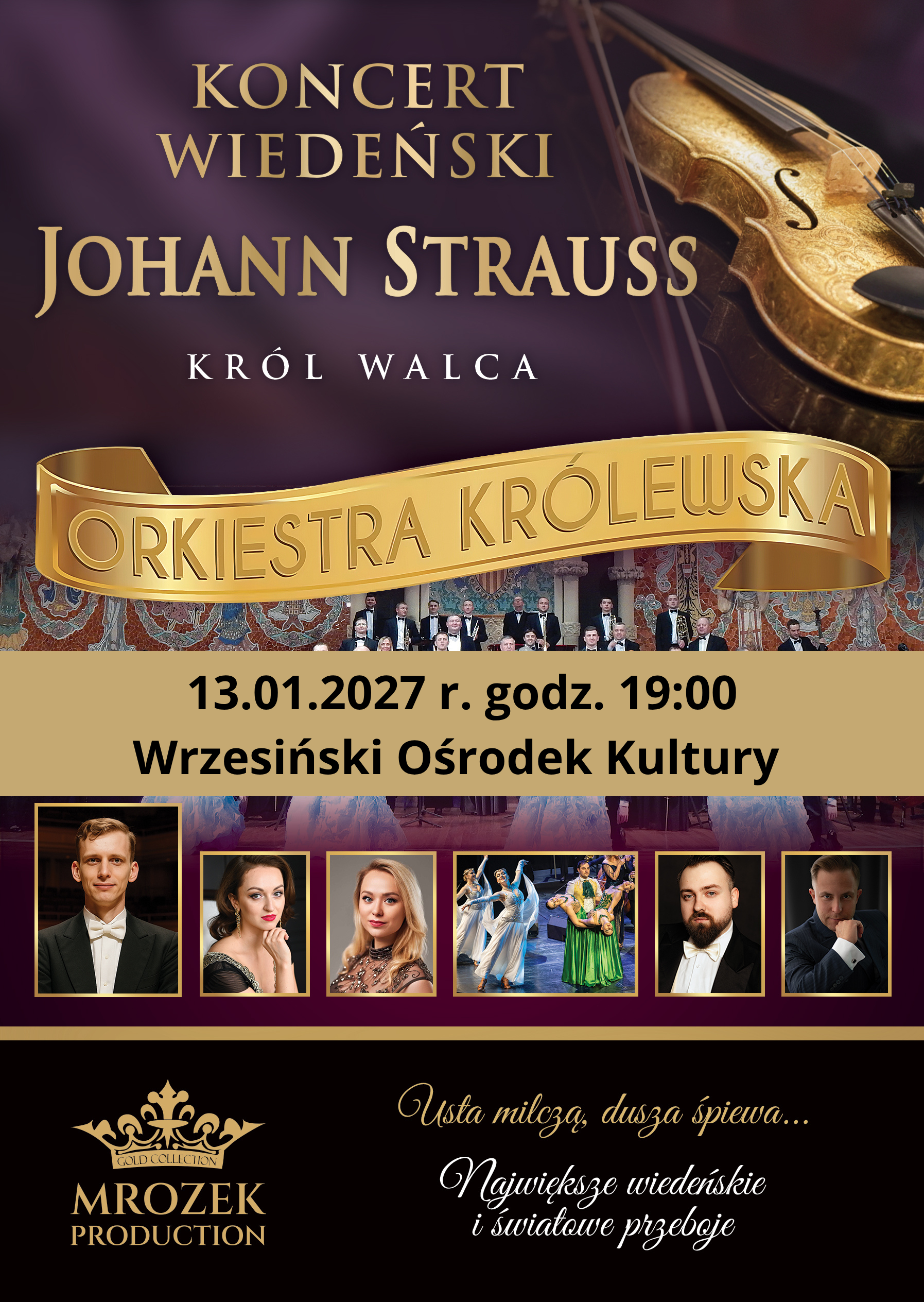 KONCERT WIEDEŃSKI - plakat informacyjny