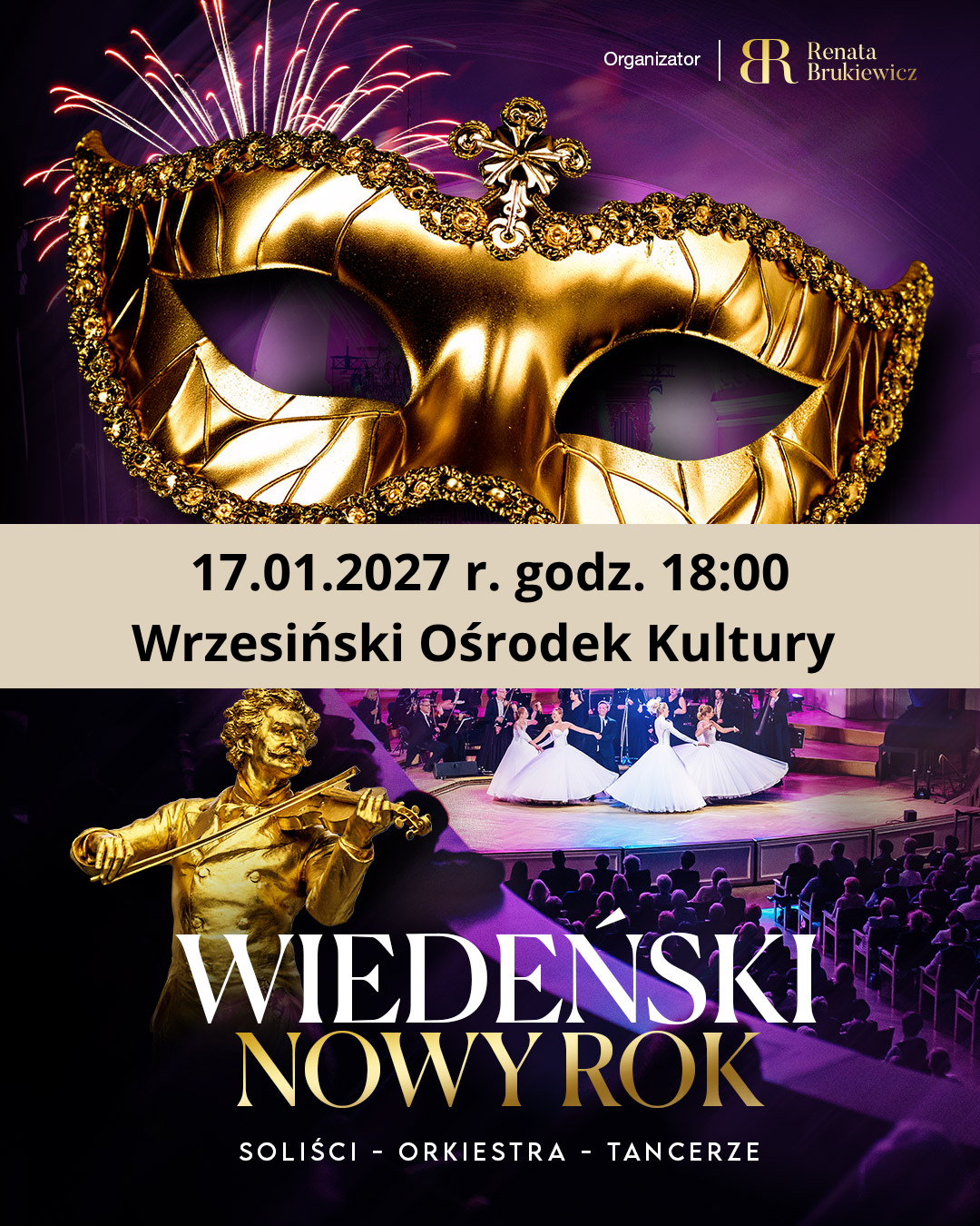 WIEDEŃSKI NOWY ROK - koncert - plakat informacyjny