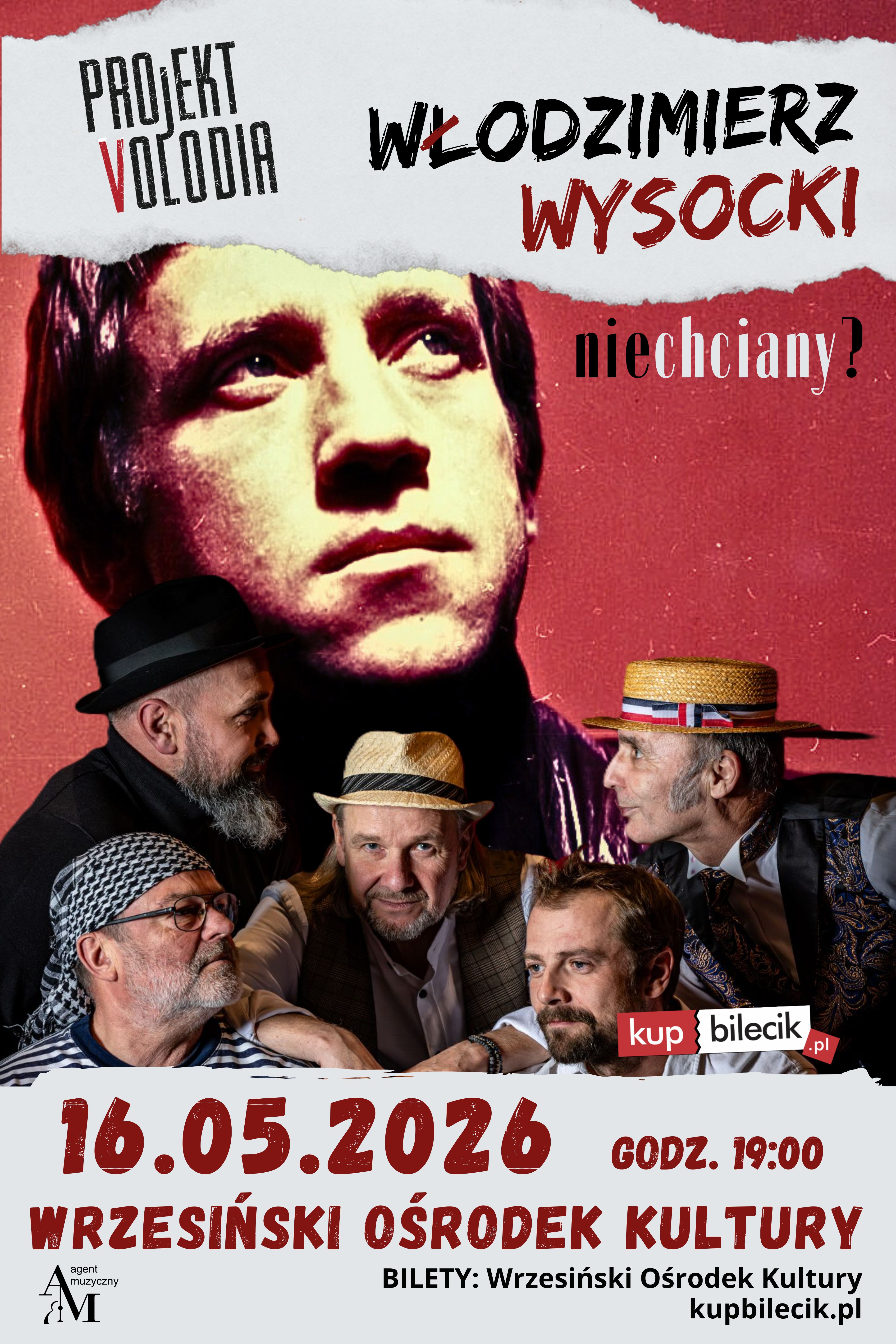 Włodzimierz wysocki - plakat informacyjny