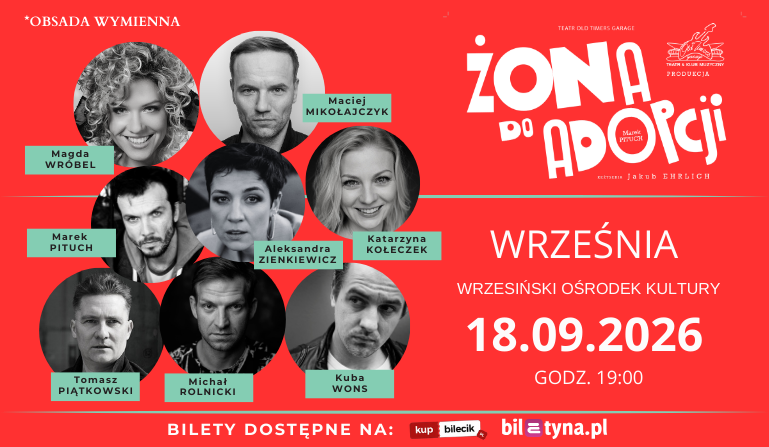 Zona do adopcji - spektakl - plakat informacyjny